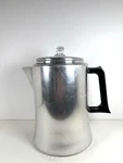 Mirro Coffee Pot 493M 12 Cup Percolator Stovetop Camping Campfire Quart. Fixed Price $29.99.