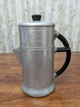 Vtg Art Deco Wear-ever Drip Coffee Pot No. 966 2-6 Cups Aluminum Bakelite Handle. Fixed Price $48.99.