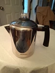 Mixpresso Stainless Steel Stovetop Coffee Percolator 8-CUP. Fixed Price $19.95.