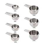 Measuring Cup Stainless Steel Metal Accurate Engraved Markings Heavy Duty Health. Fixed Price $8.54.