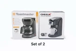 Toastmaster 12 Cup Coffee Maker + Chulux Brewer Set Used & Open Box. Fixed Price $40.00.