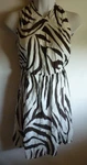 Bella Dahl Dress Twist Halter Mini Brown Zebra Print Small Bnwt New. Fixed Price $33.25.