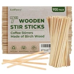 Lotfancy Coffee Stirrers, 7 Birch Wood INCH-900PCS,. Fixed Price $21.99.