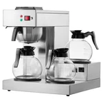 12 Cups Commercial Drip Coffee Maker Brewer W/ 3 Glass Carafes & Warmers Office. Fixed Price $172.99.