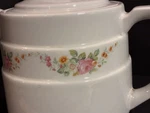 Vintage Drip-o-lator Ceramic Floral Coffee Tea Pot By Enterprise Aluminum. Fixed Price $14.00.