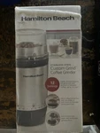 Hamilton Beach Custom Electric Coffee Grinder, Stainless Steel (80406). Fixed Price $30.00.