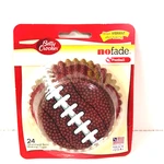 Betty Crocker Football Baking Cups Cupcake Standard Size 24 Ct No Fade Usa New. Fixed Price $7.50.
