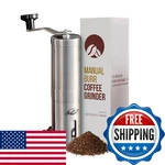 Javapresse Manual Stainless Steel Coffee Grinder - 18 Adjustable Settings, Porta. Fixed Price $57.97.