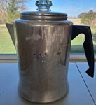 Usa Vintage Mirro 0809 Aluminum Cup Coffee Pot Percolator Camping Kitchen. Fixed Price $15.00.