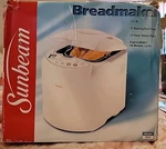 New Sunbeam Bread Maker Machine Makes 1.5 Lb Loaf Model 5890 Open Box. Fixed Price $95.00.