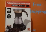 Electric Espre Coffee Maker.cafetera Ctrica CUBANA.(1-3 Tazas).(silver). Fixed Price $49.49.