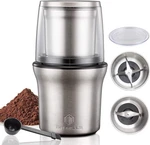 Stainless Steel Electric Dried Spice And Coffee GRINDER,2 1 Wet Dry. Fixed Price $42.80.