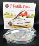 Norpro 8" Tortilla Press Cast Aluminum Heavy Duty Mexican Roti Maker Taco. Fixed Price $24.99.