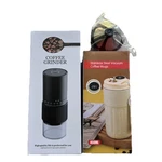 Portable Electric Burr Coffee Grinder With Travel Mug For /camping. Fixed Price $37.49.