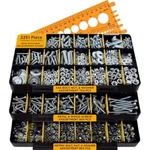 Jackson Palmer 2251 Piece Hardware Assortment Kit With Screws, Nuts, Bolts &. Fixed Price $51.71.