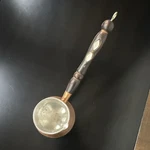 Copperbull Hammered Turkish Coffee Pot With Wooden Handle. Fixed Price $14.57.