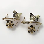 2PCS Metal Butterfly Curtain Tieback Gold Tone Home Floral Decorative. Fixed Price $27.50.