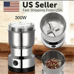 Molino El Ctrico De Caf Granos Y Especias, Triturador Plateado. Fixed Price $19.49.
