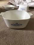Corning Ware Floral Bouquet Qt Casserole Lid W/ White Knob Button P-13/4-B. Fixed Price $35.00.