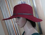 Nwt Nine West Beet Color Belt Buckle Wide Brim Beach/ Sun Packable Hat, O/s. Fixed Price $28.00.