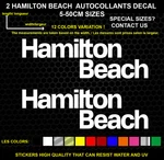 2 Decorative Stickers Hamilton Coffee Machines Piece Set. Fixed Price $14.01.