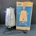 Vintage Mirro Matic 35 Cup Electric Coffee Percolator M-0476 W/orig Box Working. Fixed Price $24.99.