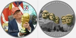 Donald Trump Gold Silver Coin World Cup 2026 Autograph 1776 250 Years Of Usa. Fixed Price $17.45.