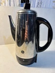 Vtg Ge Coffee Pot Percolator 1955 16P12 Cup Cap. Made In Usa Tested Read. Fixed Price $39.99.