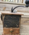 Vintage Sun No 1080 Coffee Grinder Mill Wood Cast Iron Rustic Decor Working. Fixed Price $29.99.