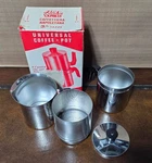 Vtg Ilsa Express Caffettiera Napoletana Universal Coffee Pot Made In Italy - New. Fixed Price $39.99.