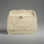 Vintage Wooden White Bread Box Inscription 1960S-70S Shabby Chic Free Shipping!. Fixed Price $131.95.