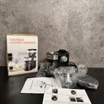Vavsea Coffee Grinder 18 Levels And 3 To Cups Has Been Tested Works. Fixed Price $39.99.