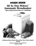 Black & Decker Bread Maker Machine Directions Instruction Manual Recipes Various. Fixed Price $19.99.
