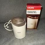 Krups Touch-top" Coffee Mill Grinder Model 208B (white) Pre-owned. Fixed Price $16.95.