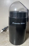 Proctor Silex Mini Coffee Bean Grinder With Wind-up Cord E167CY. Fixed Price $12.99.