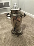 Vtg Labelle Silver Co. Inc Coffee Percolator W/ Match Sugar/creamer No Cord 822. Fixed Price $16.14.