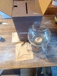 Vintage Pyrex Uwa 8-CUP Glass Vacuum Coffee Maker With Rod. Fixed Price $59.99.