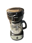 Sunbeam 12-CUP Programmable Coffee Maker Black Auto Brew Tested. Fixed Price $14.25.