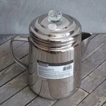 Coleman 12 Cup Stainless Steel Coffee Percolator Camp Stovetop 0215-01050 Nos. Fixed Price $79.99.