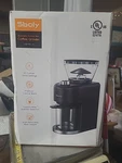 Electric Flat Burr Coffee Grinder 35 Settings Espresso French Percolator New. Fixed Price $49.49.
