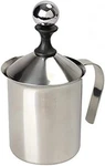 Stainless Steel Manual Milk Frother For Rich Frothy Coffee & Lattes (14OZ). Fixed Price $24.94.