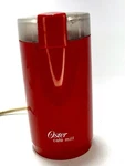 Oster Cafe Mill Coffee Grinder Model 663-67A Electric Spice Red Tested. Fixed Price $16.35.