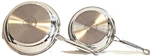 Pan Set Two Cuisinart Skillets Model #722-20 8 And 722-24 10 Induction Ready. Fixed Price $44.99.