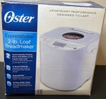 Oster Expressbake Breadmaker, 2-LB. Loaf Capacity, Lb, White/ivory. Fixed Price $49.99.