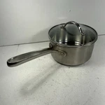 Simply Calphalon Stainless Steel Qt 1.8L Sauce Pan W/ Lid 8702 Pot. Fixed Price $29.87.