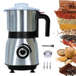 Tewpoy 500W Electric Kitchen Grinder, Spices Nuts Coffee Beans, 3 Steel Blades. Fixed Price $104.99.