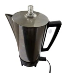 Sears Kenmore Presto 12 Cup Ground Coffee Percolator Vintage Art Deco Chrome. Fixed Price $40.00.