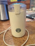 Starbucks Coffee Bean Grinder White Logo Works Dent The Back. See Photos. Fixed Price $12.95.