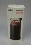 Braun Aromatic Coffee Grinder Ksm 2B Black Capacity 2.5 Oz New. Fixed Price $39.99.