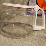 Sunbeam 12 Cup Glass Coffee Carafe Clear With White Lid For Filter Machine. Fixed Price $12.79.